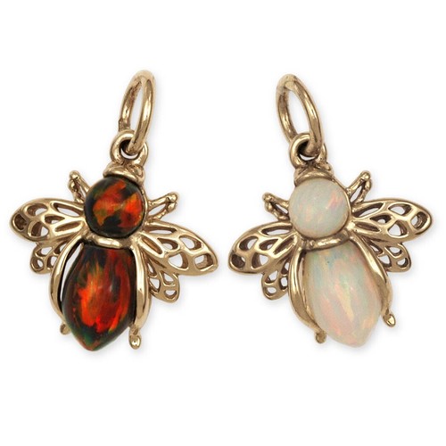 Solid 9ct gold small bee - solid,