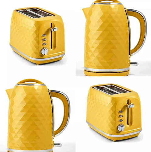 Yellow diamond textured - yellow,
