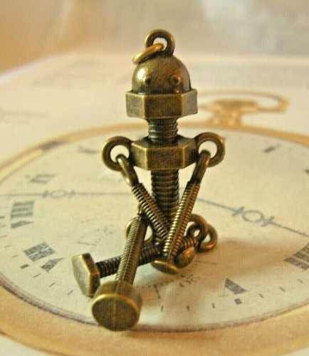 Robot pocket watch - pocket, fob