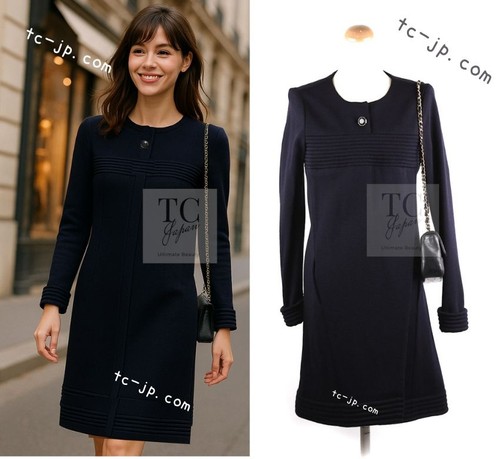 Chanel 12a navy gripoix - chanel,