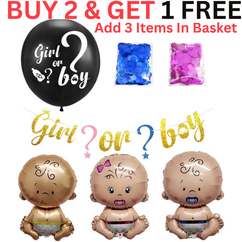 Baby shower foil - shower, boy
