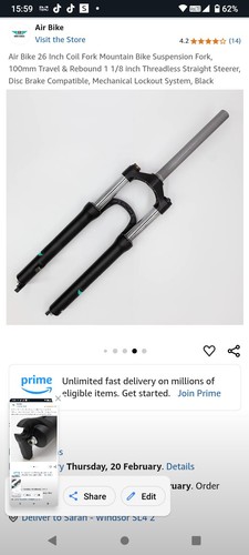 Bicycle front suspension forks - suspension,