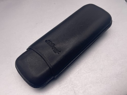 Dupont leather cigar tube - st,