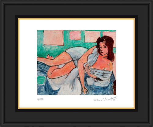 Matisse nude a bathrobe - nude, in