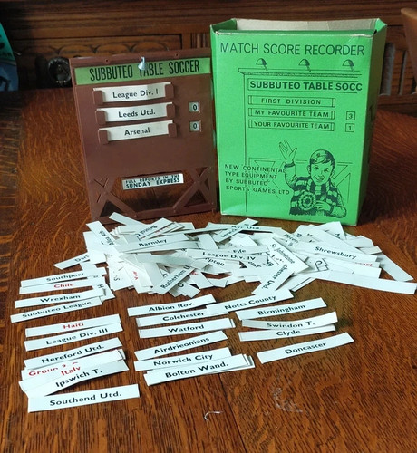Vintage 70s subbuteo match - vintage,