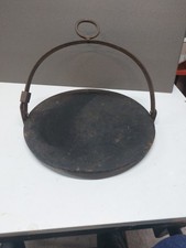 Romany Gypsy Traveller Cast Iron Skillet 12" with Handle Vintage
