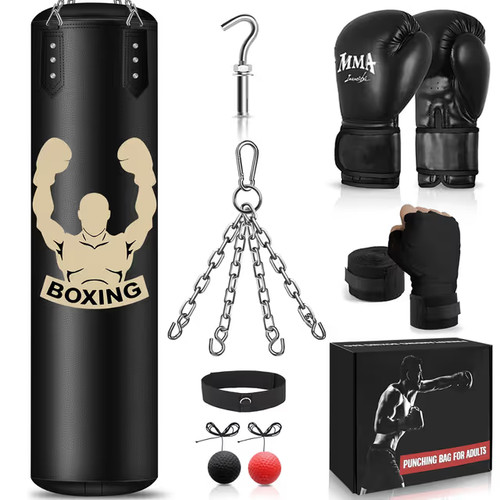 Heavy Punch Bag Set 4F