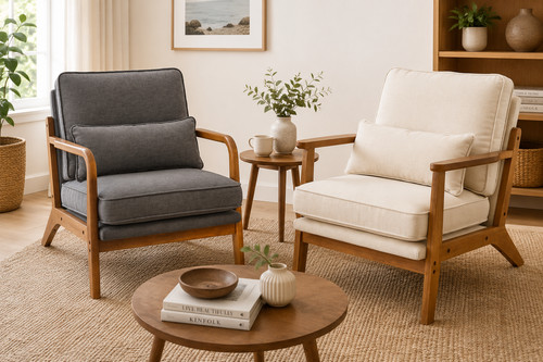 Modern upholstered accent - upholstered,