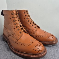 Trickers 'Stow' C Shade Brown Brogue Boots  UK 8.5 Dainite Soles