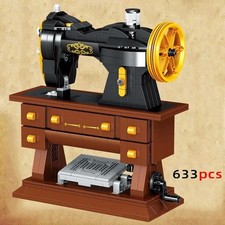 633PCS Retro Sewing Machine Building Blocks - Creative DIY Toy & Gift