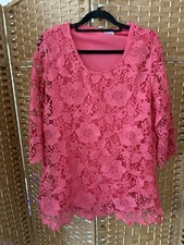 Ladies Damart Pink Overlay 3/4