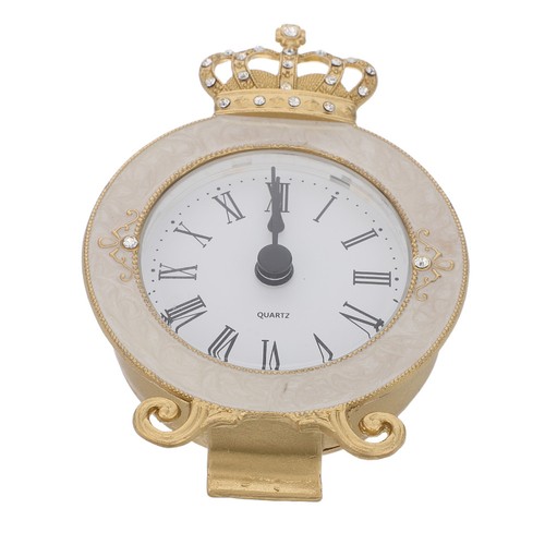 Crown mini desk clock unusual - clock,