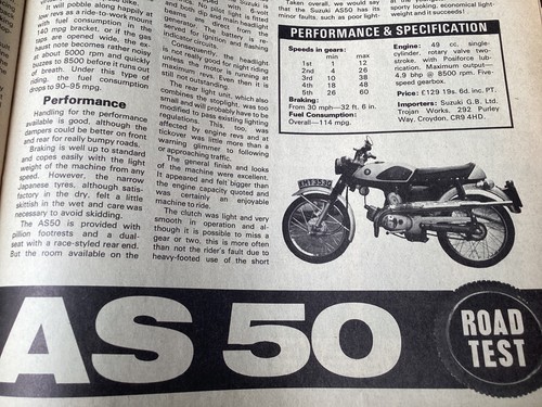 Suzuki as50 period - suzuki, motorcycle