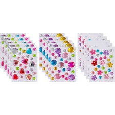  15 Sheets Sparkly Stickers