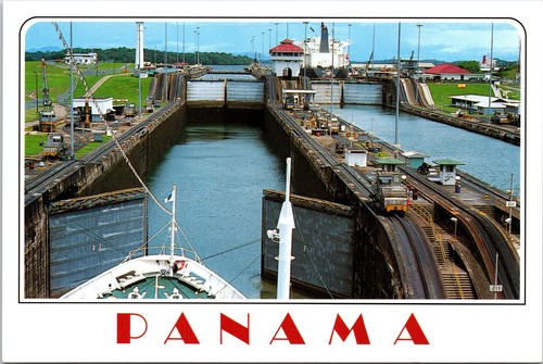 Panama canal ship locks - canal,