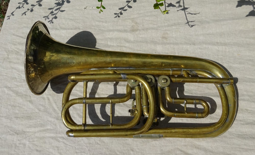 Old bass trumpet - trumpet, kruspe