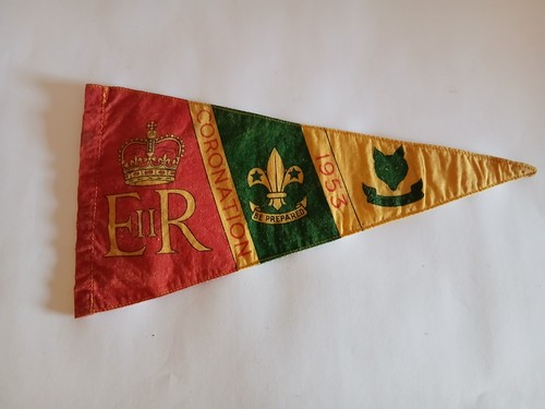 Vintage 1953 scout pennant - vintage,