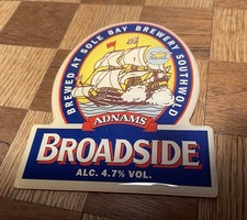 Adnams Broadside Alc 4.7% Vol. Pump Front Badge Sole Bay Brewery Southwold