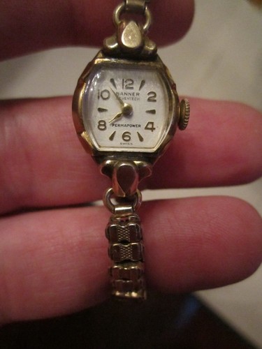 Vintage banner jewel watch - jewel,