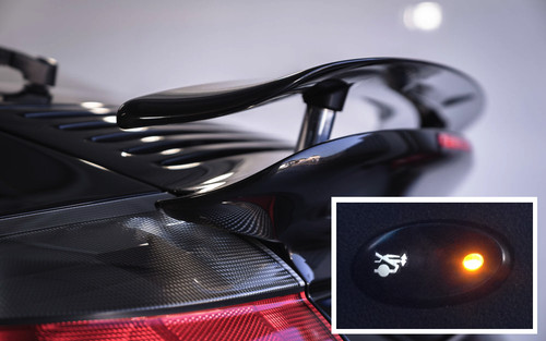 Porsche spoiler control led - porsche,