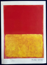 Mark Rothko Lithograph COA