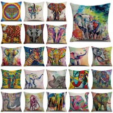 Watercolor Elephant Giraffe