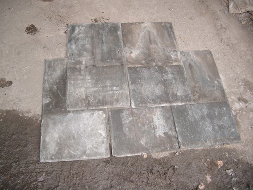 Salvaged welsh slates