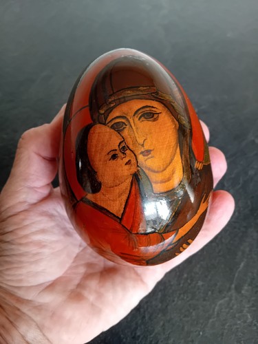 Vtg russian wooden hand - vtg,