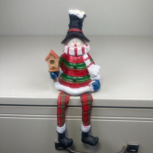 Sitting shelf snowman - shelf, cute
