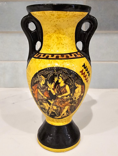 Vintage greek handmade clay - greek,