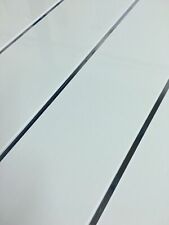 Gloss White Chrome Strip