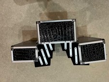 Extra Large Metal Make Up Vanity Case Organizer Cosmetic Travel Beauty Bag