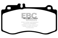 EBC Redstuff Front Brake Pads for Mercedes E Class W212 E350 3.5 Sport 2009 > 16