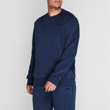 Slazenger Men Fleece Crew Neck