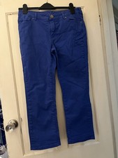 White Stuff Cobalt Blue Trousers, Size 12