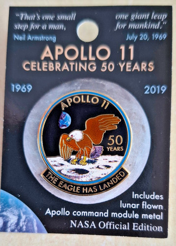 Apollo years pin - 50,