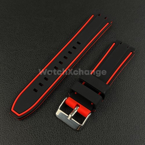 Red black silicone - black, watch