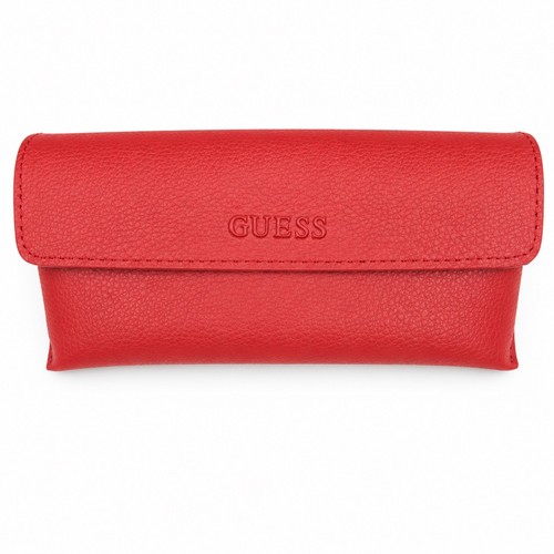Guess red eyeglass case faux - red,