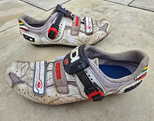 Sidi road cycling shoes white - road,