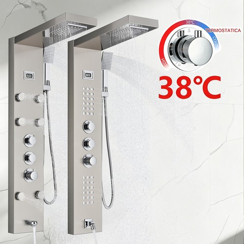 Thermostatic shower panel - shower,