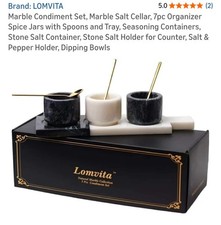 Lomvita 7 Piece Natural Marble