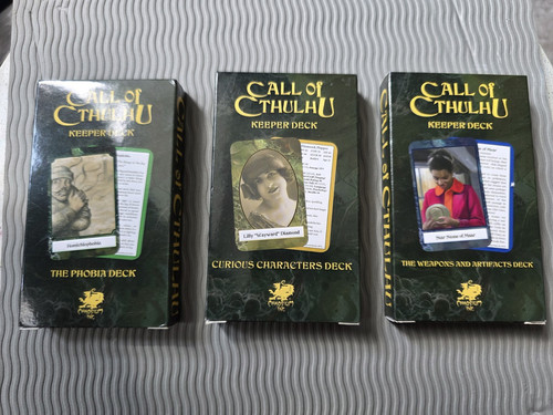 Call cthulhu keeper deck - call,