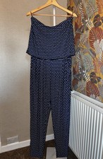 Next Navy Blue Patterned