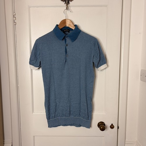 John smedley knitted polo - smedley,