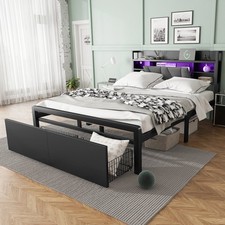 4ft6 Double Metal Bed Frame