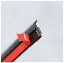 Slanted T-Type Car Fender Bumper Skirt Headlight Edge Rubber Sealing Strip Trim