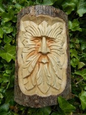Wooden Green Man Carving -