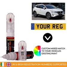 Touch Up Paint Pen For Nissan Qashqai Mixed By Car Registration Reg Numberplate