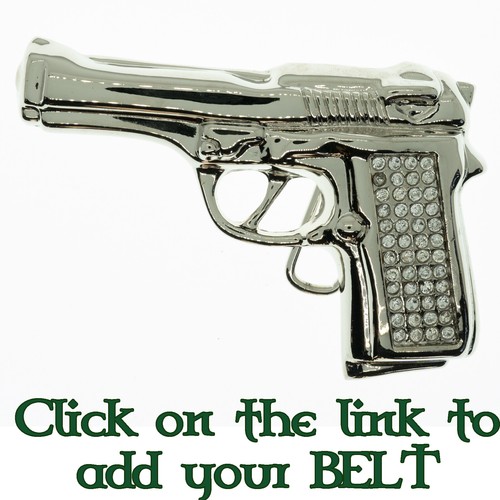 Hand gun pistol belt - gun, buckle