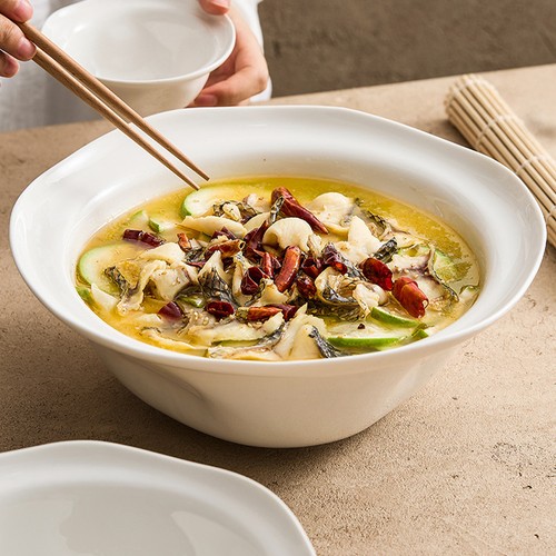 Bowl for serving large - for, food